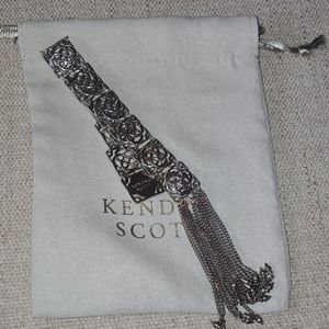 kendra scott silver iris fringe bracelet
